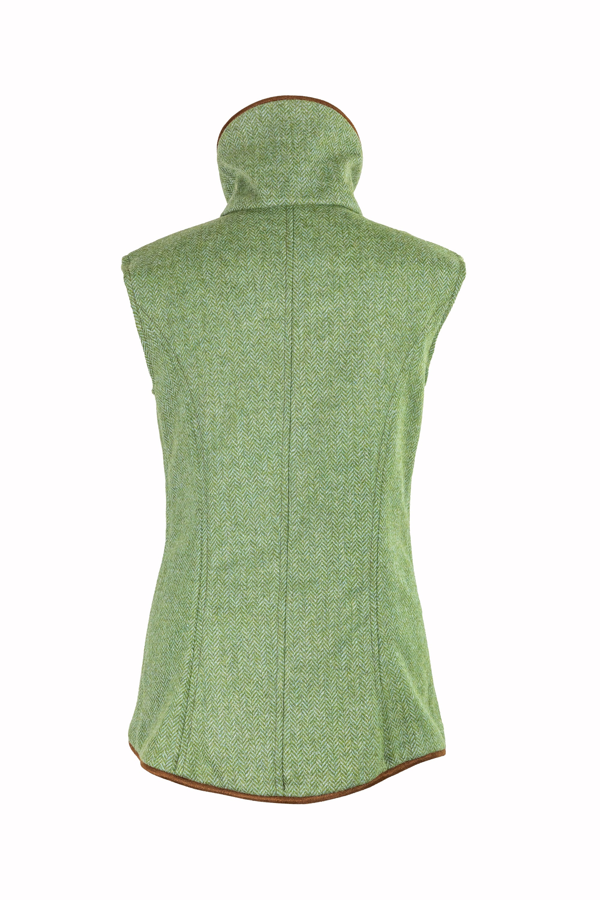 Fresh Green Tweed Gilet