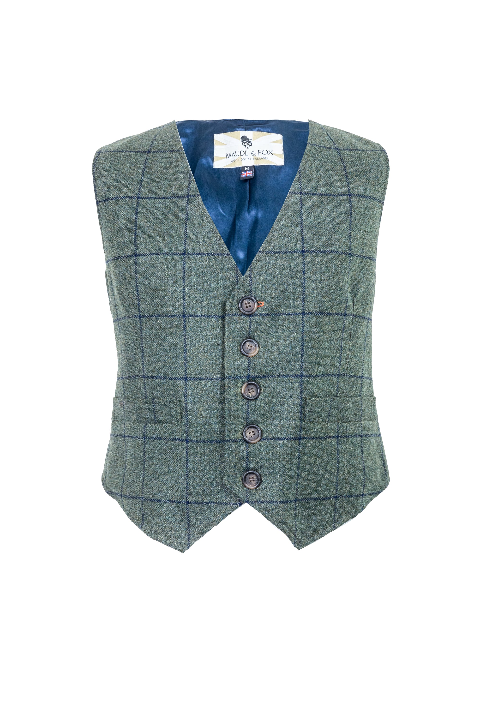 Mallard Mens Tweed Waistcoat