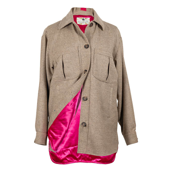 Oat tweed Shacket