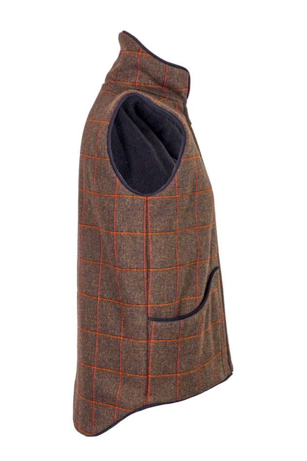The Orange Check Gilet