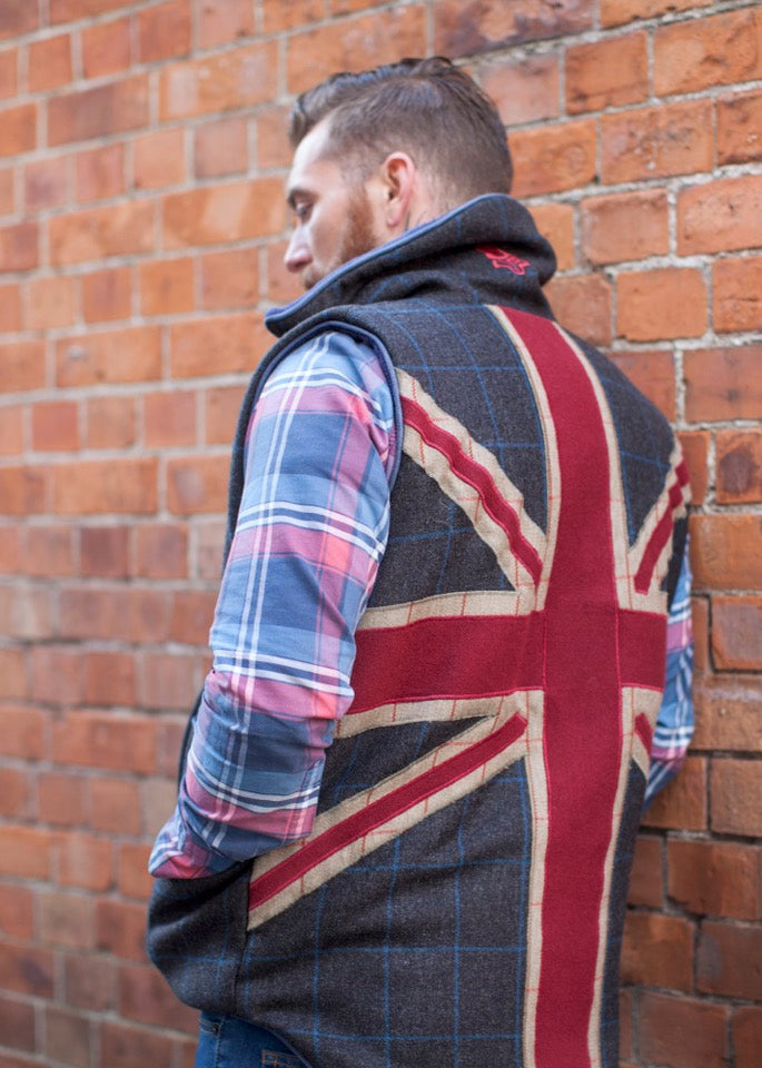 Mens Patriot Tweed Gilet