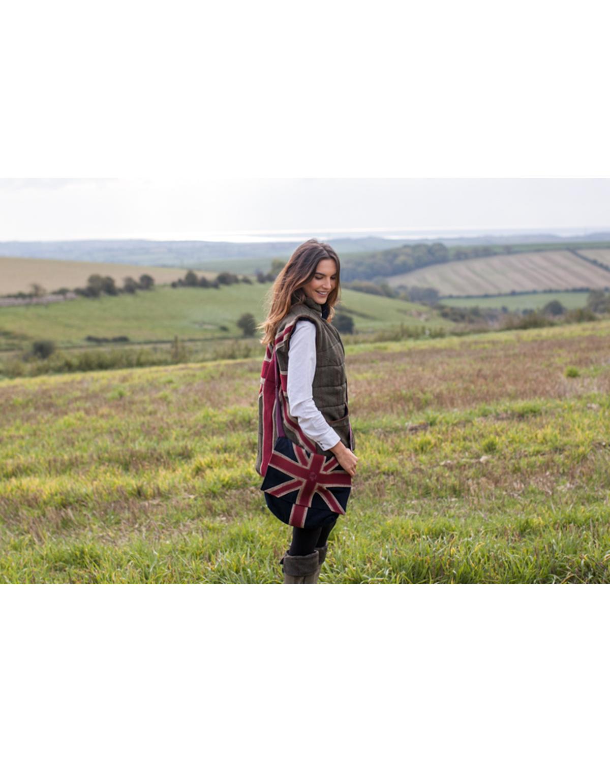 Ladies Patriot Tweed Gilet