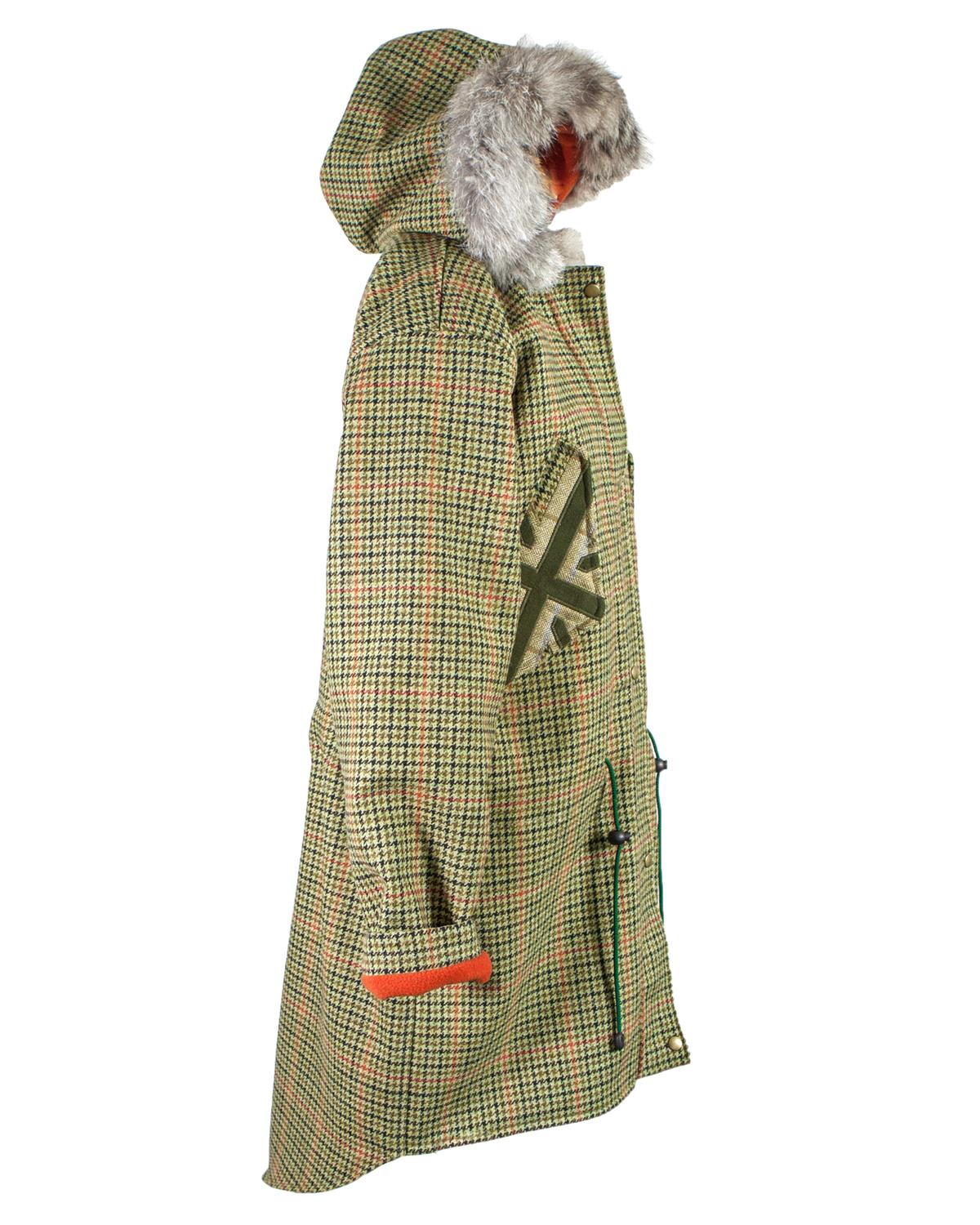 Nosy Tweed Parka - Houndstooth