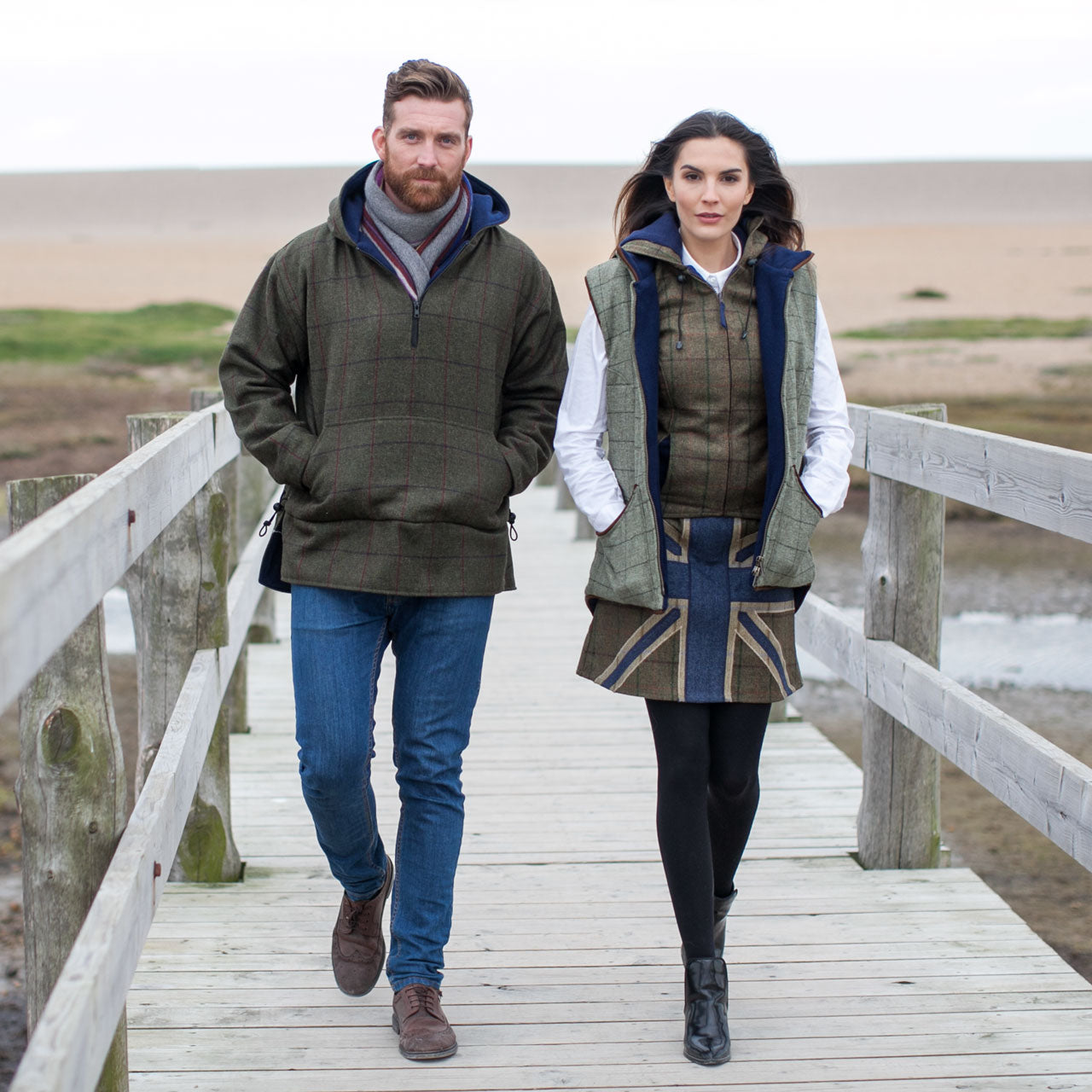 Classic Tweed Hoodie - Henley