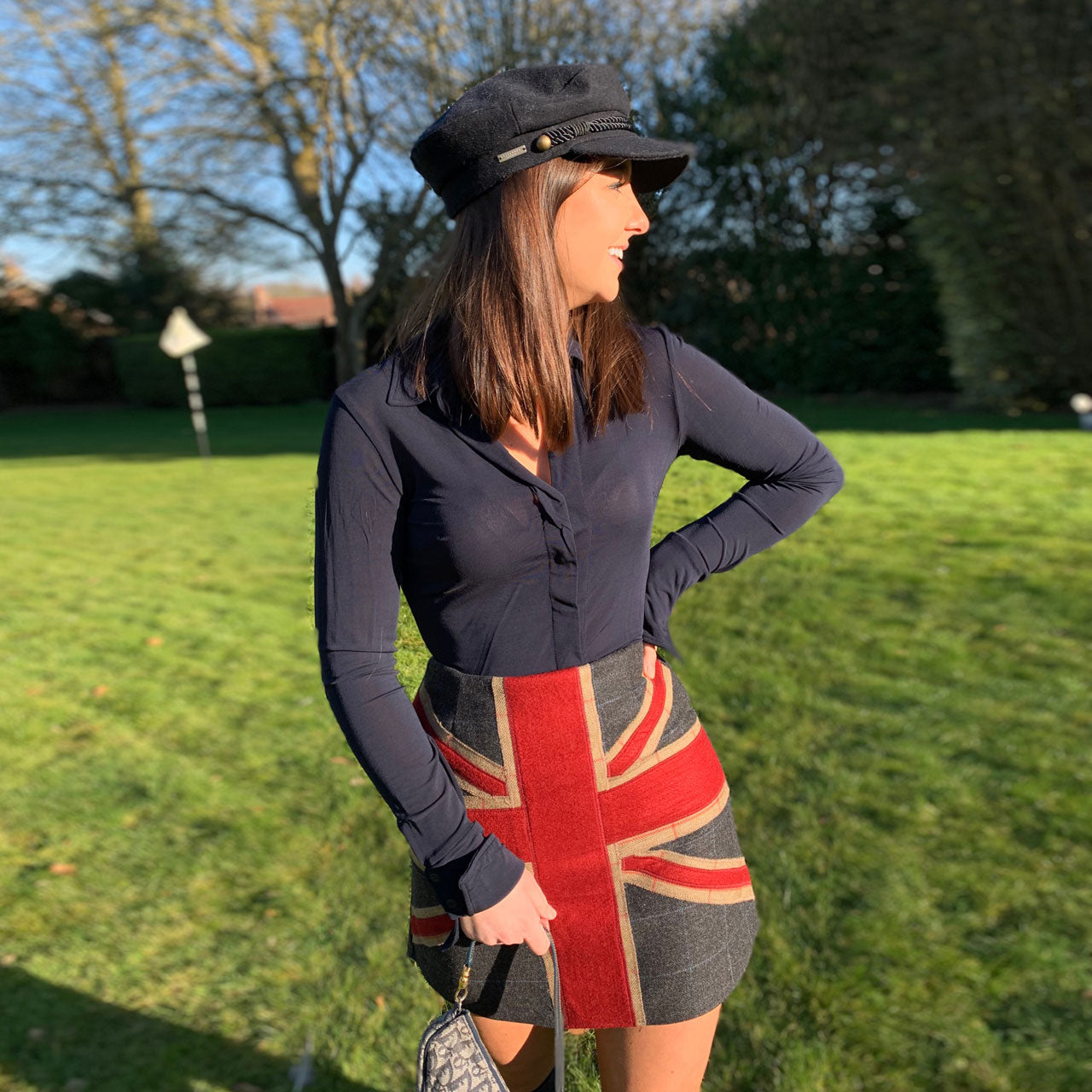 The Patriot Tweed Skirt - Red Jack