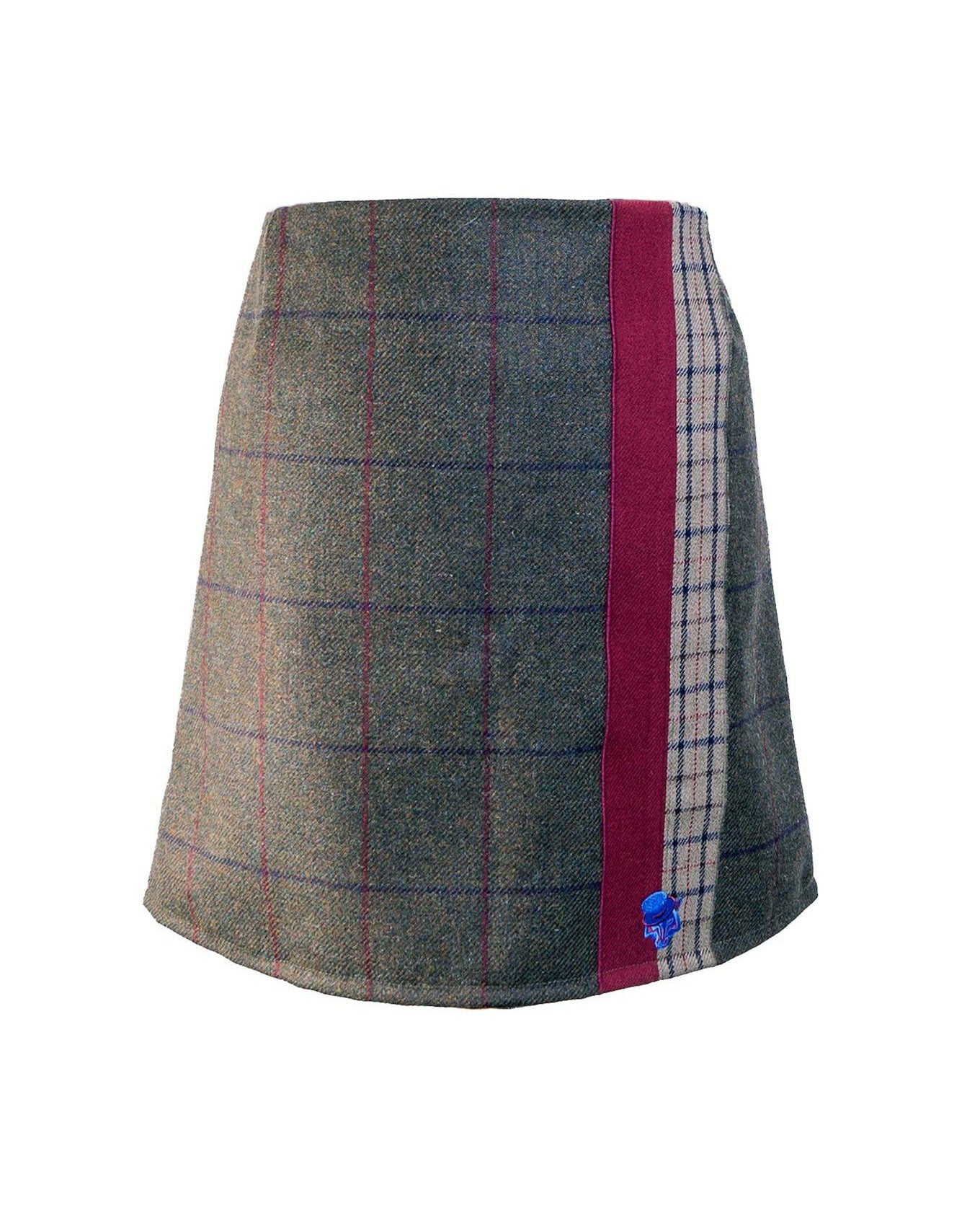 The Henley Stripe Tweed Skirt