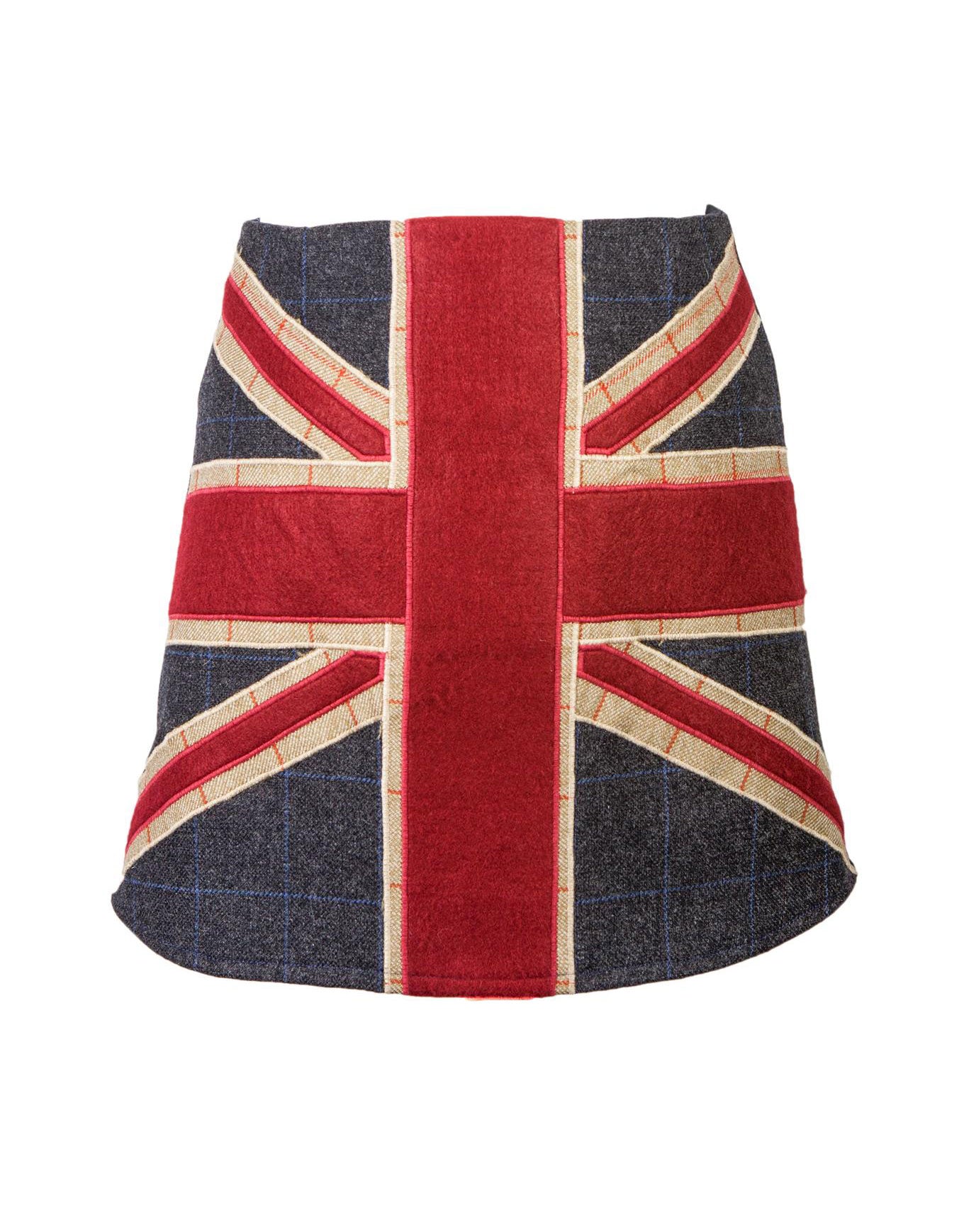 The Patriot Tweed Skirt - Red Jack